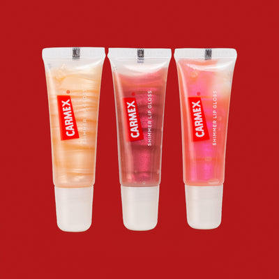 CARMEX Lip Gloss with Shimmer 3 Piece Gift Set