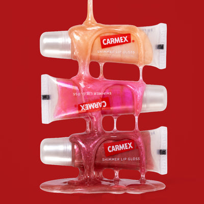 CARMEX Lip Gloss with Shimmer 3 Piece Gift Set