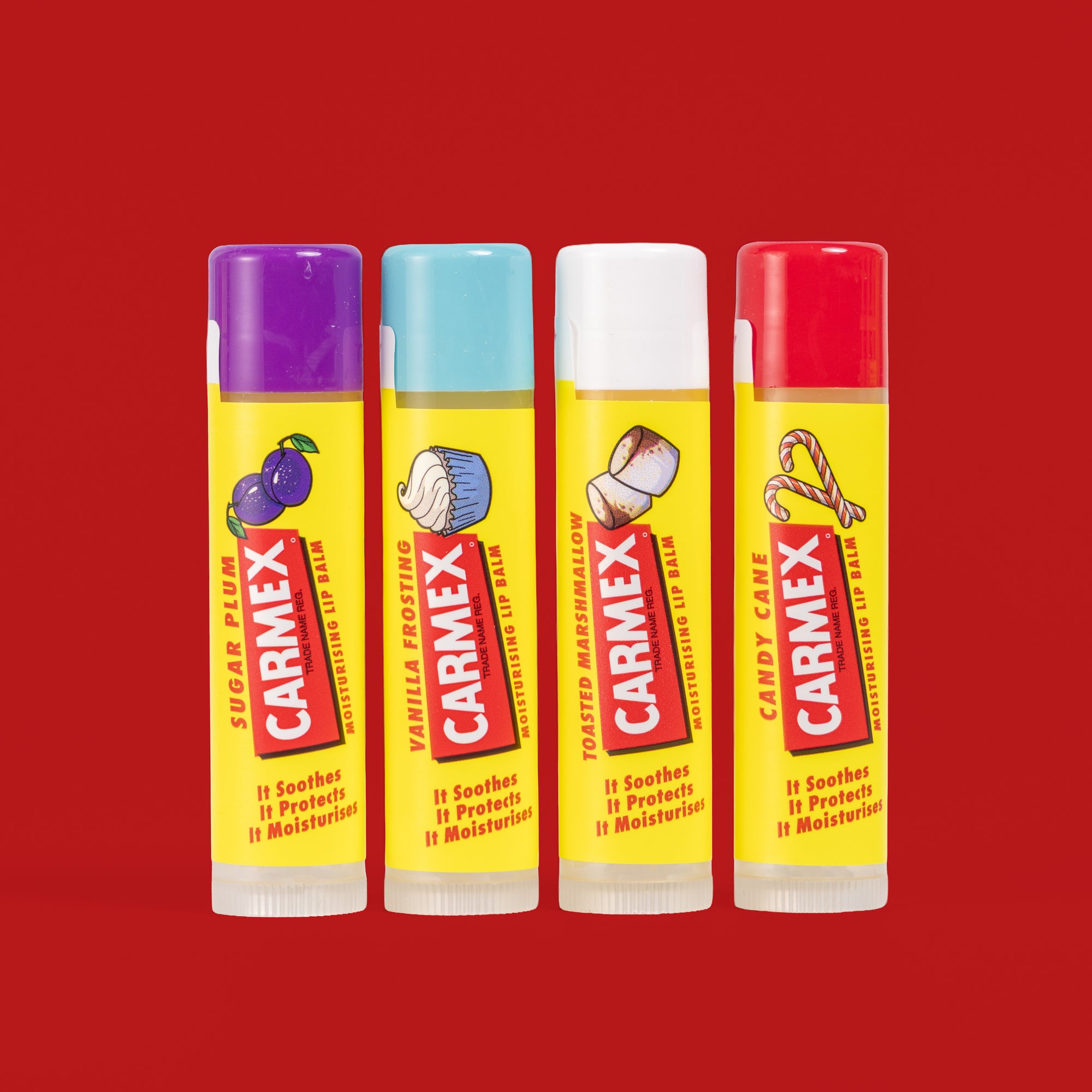 CARMEX Winter 4 Pack Lip Balm Sticks