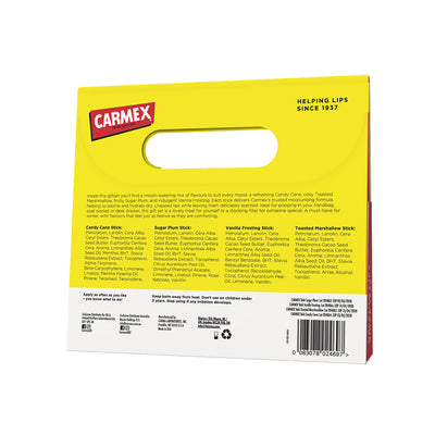 CARMEX Winter 4 Pack Lip Balm Sticks